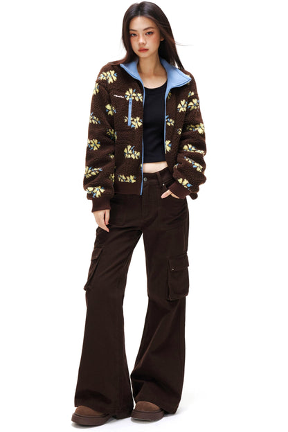 レトロフラワーフェアアイルジャケット