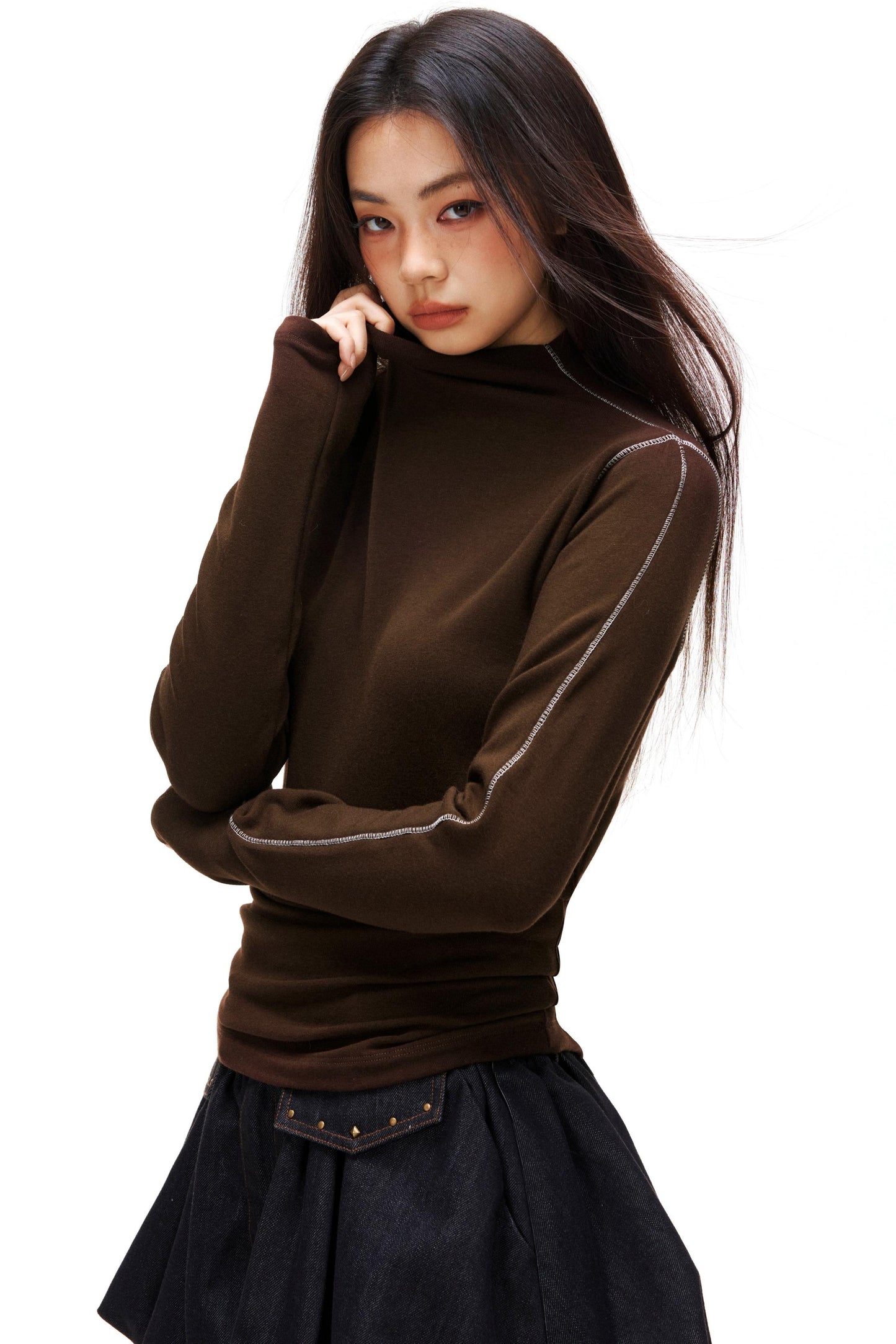 Moose cashmere slim sweater