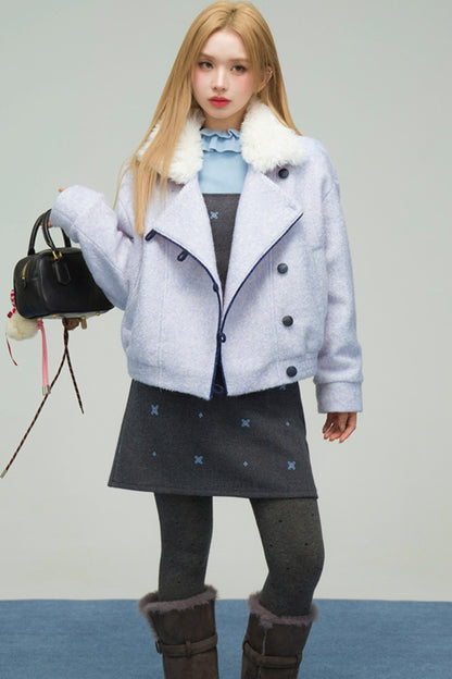 クラウドブルーファーリージャケット