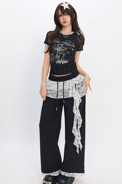 Star Ribbon Y2K Top