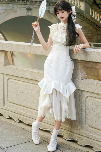 【予約商品】エレガントフィッシュテールロリータドレスセットアップ