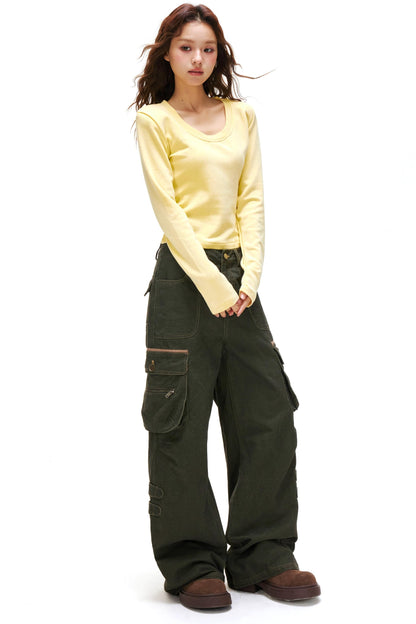 レトロアーミーカーゴパンツ