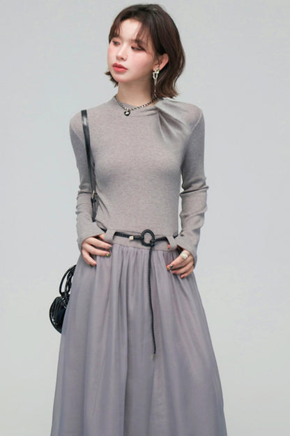 ミスティモードチュールロングドレス