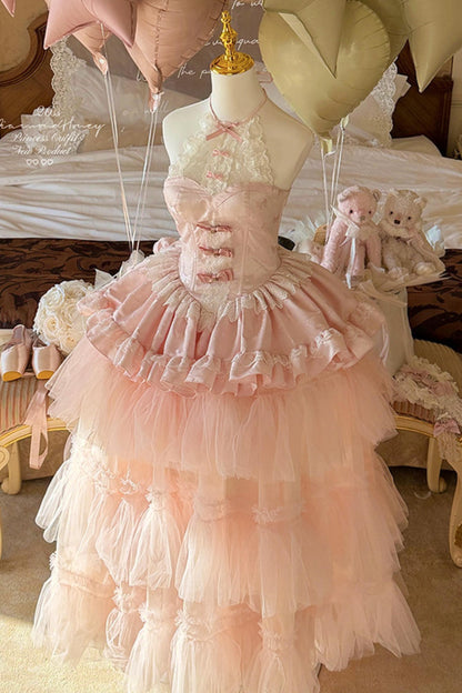Romantic Pink Princess Dress (Pre-order)