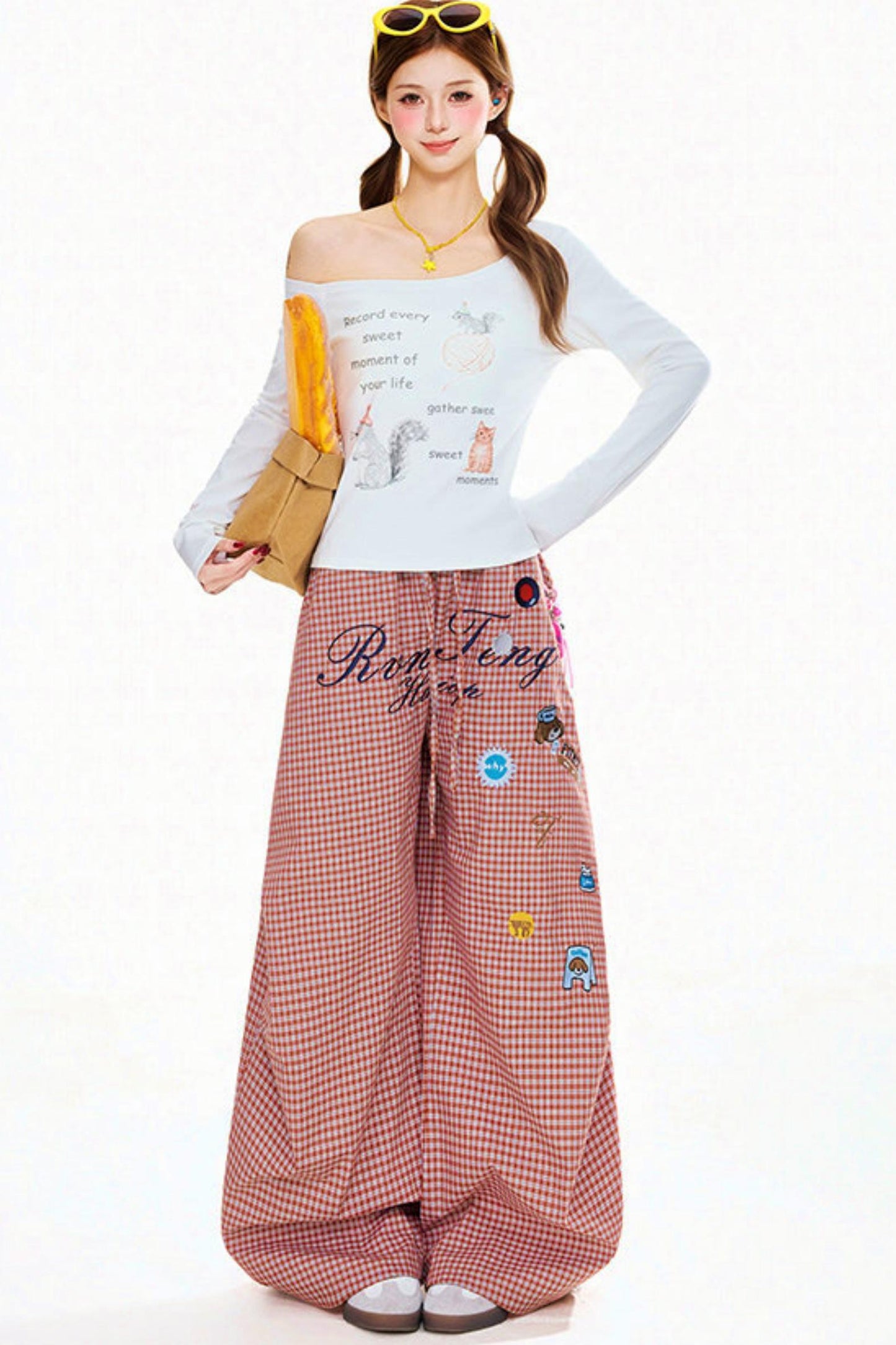 Retro One Shoulder Top