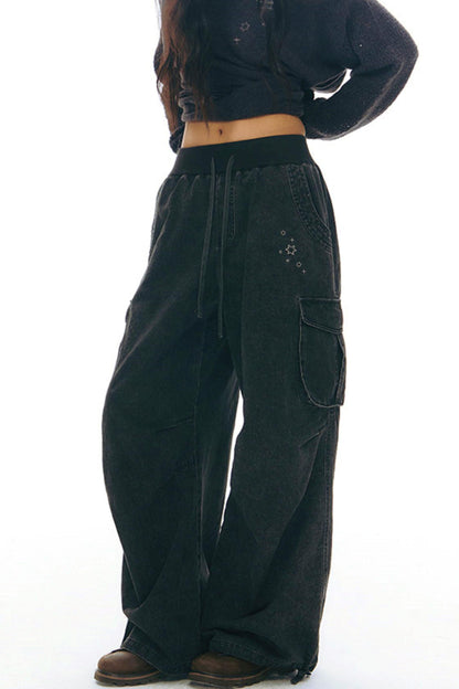 レトロワークウェアルーズパンツ