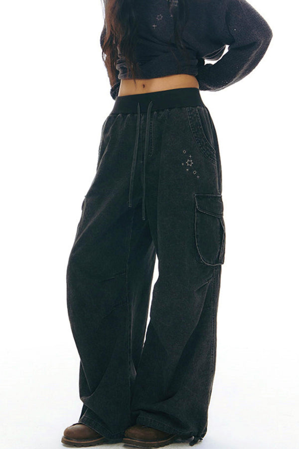 レトロワークウェアルーズパンツ