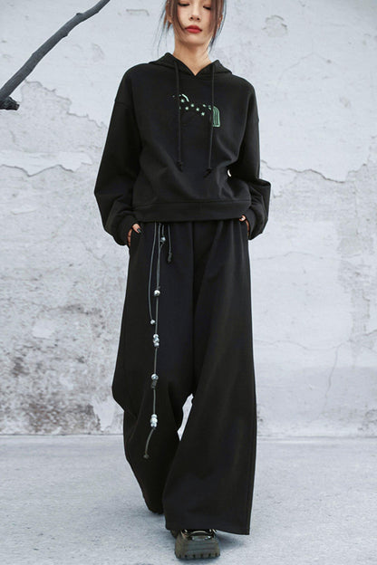 モードルーズワイドレッグパンツ