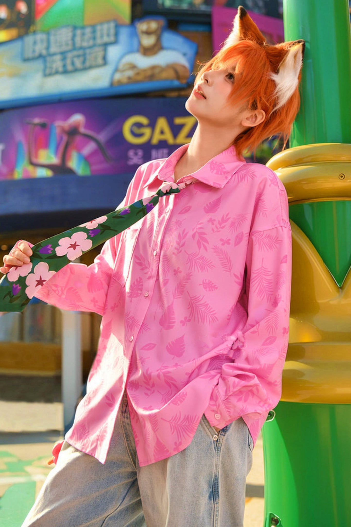 フローラルフラワーブラウス