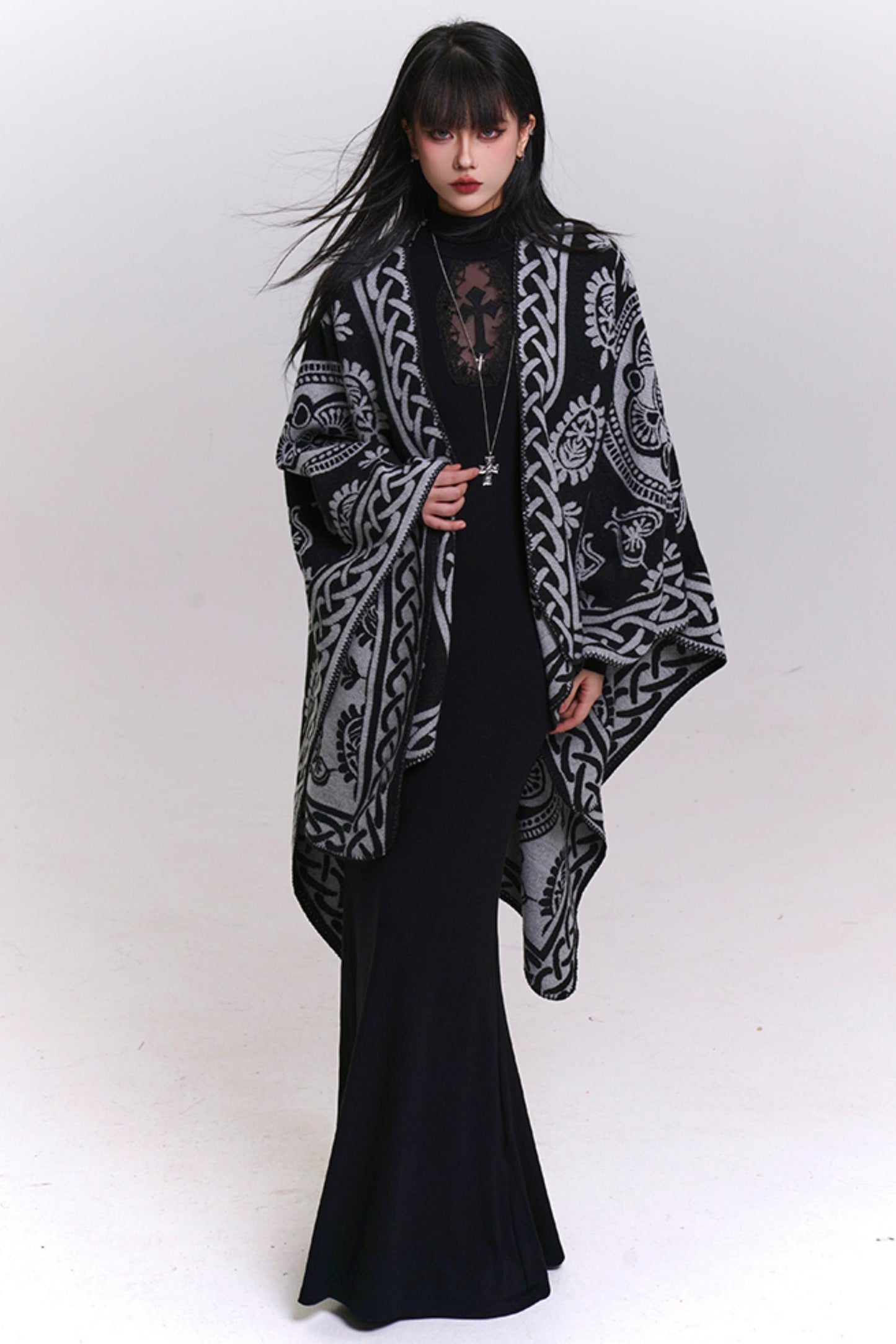 ロマンティックケープスタイルショール