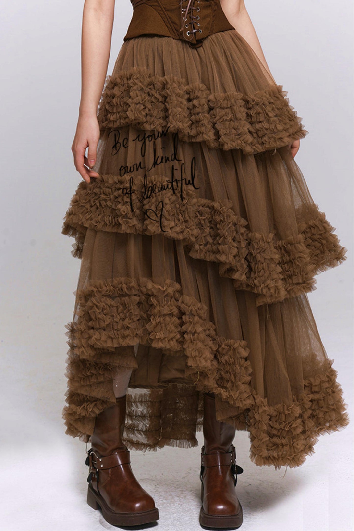 Lace Fluffy Cake Skirt