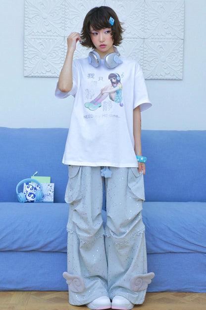 Angel Wing Cargo Pants