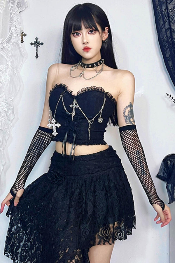 Gothic Cross Wrap Tank