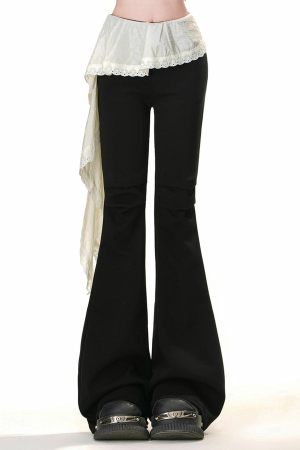 スーパーモデルスリムフレアパンツ