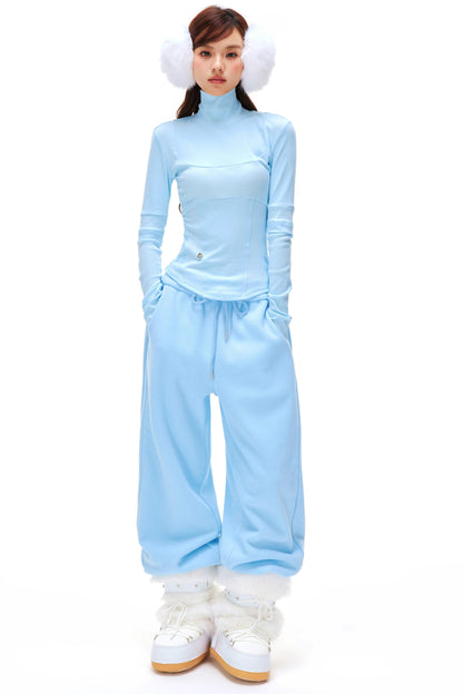 Slim Basic Turtleneck Top