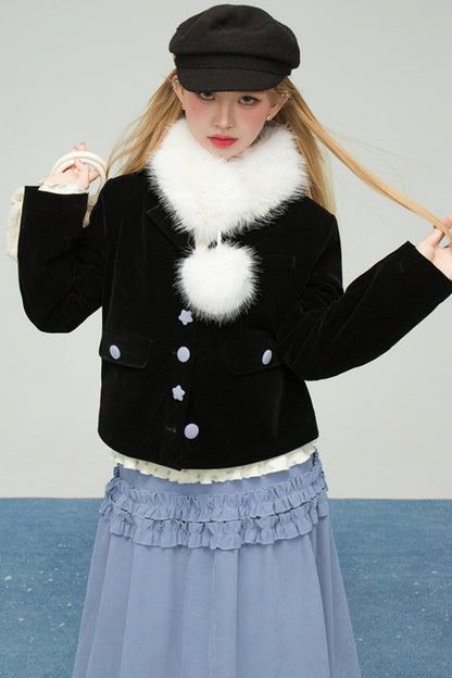 スウィートハートラッフルドバッドスカート