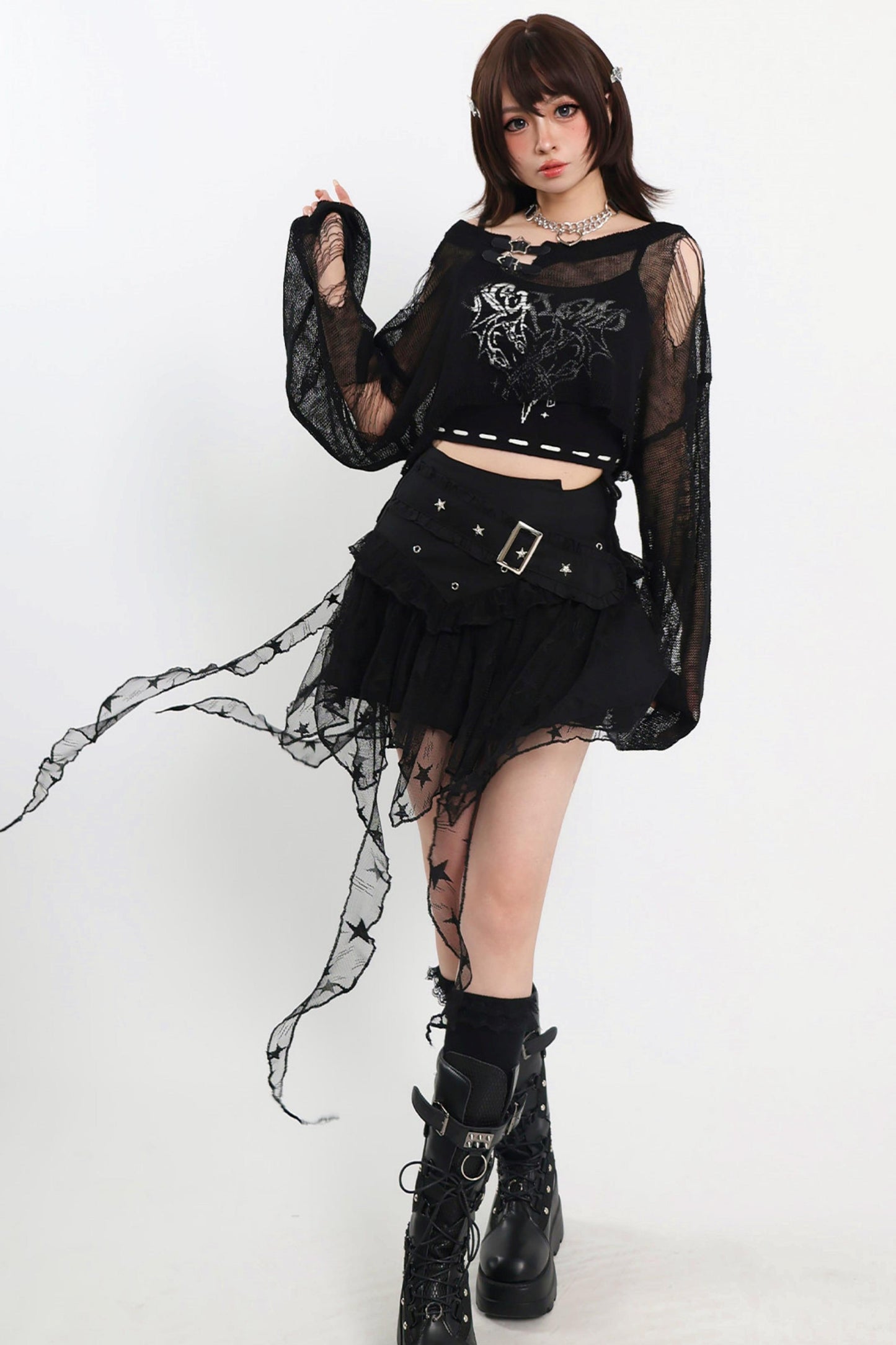 Decadent Cyber Knit Cami Set