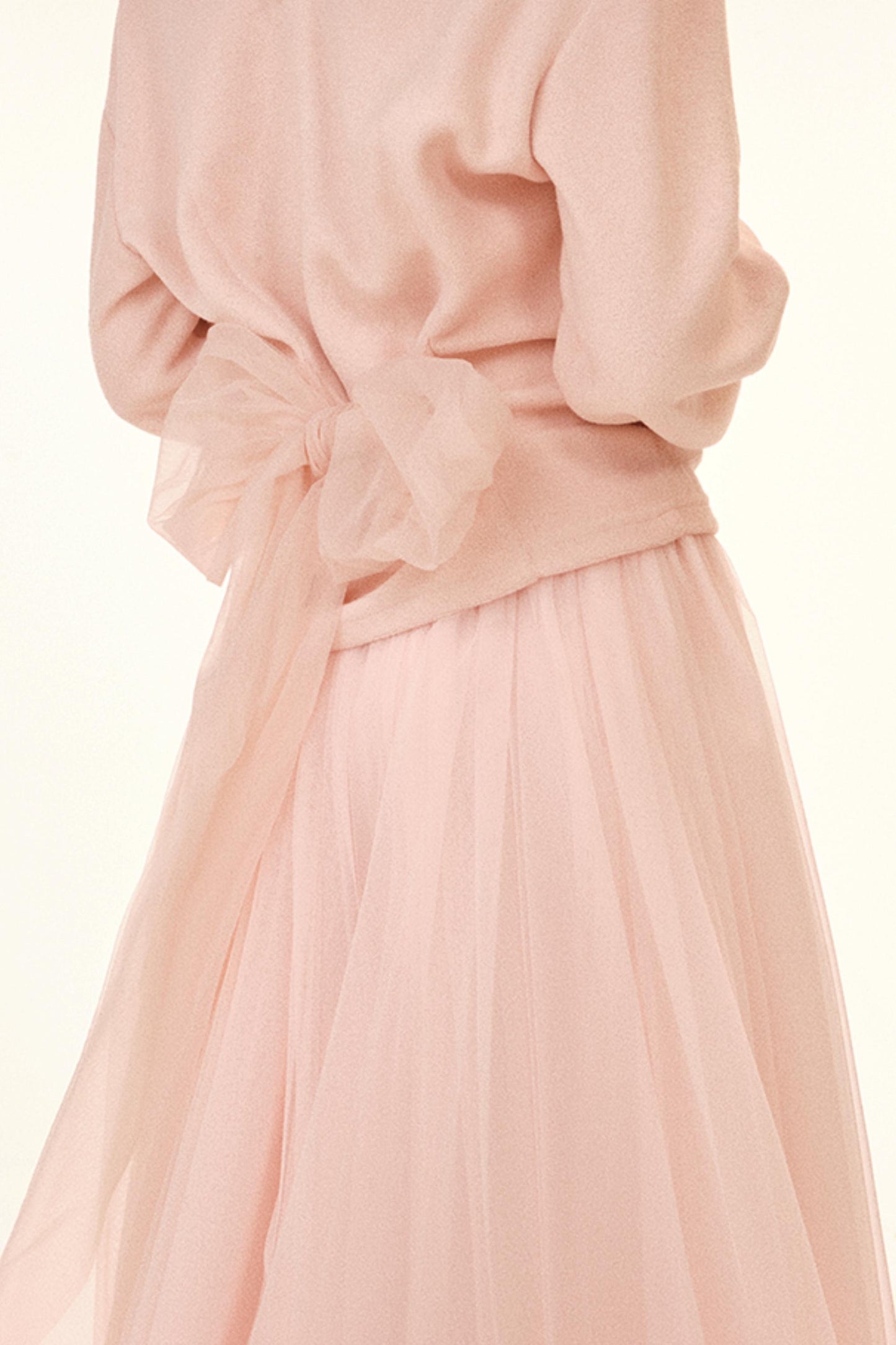 Mist Veil Lace Top and Skirt Set