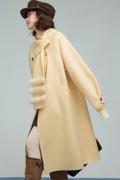 バタークロワッサンウールコート