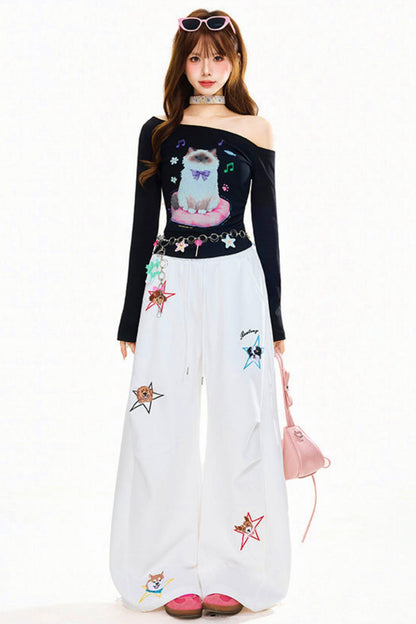 Dog Star Design Loose Sweatpants