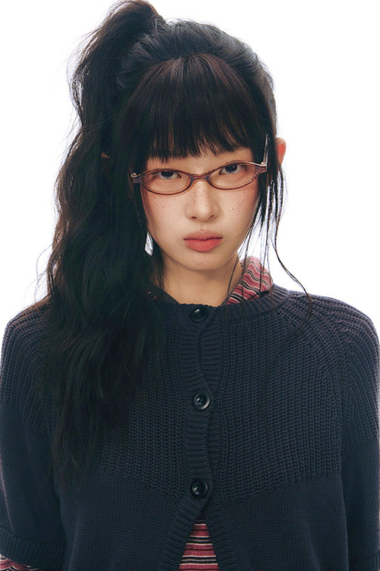 Y2Kニットカーディガン