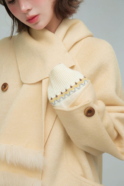 バタークロワッサンウールコート