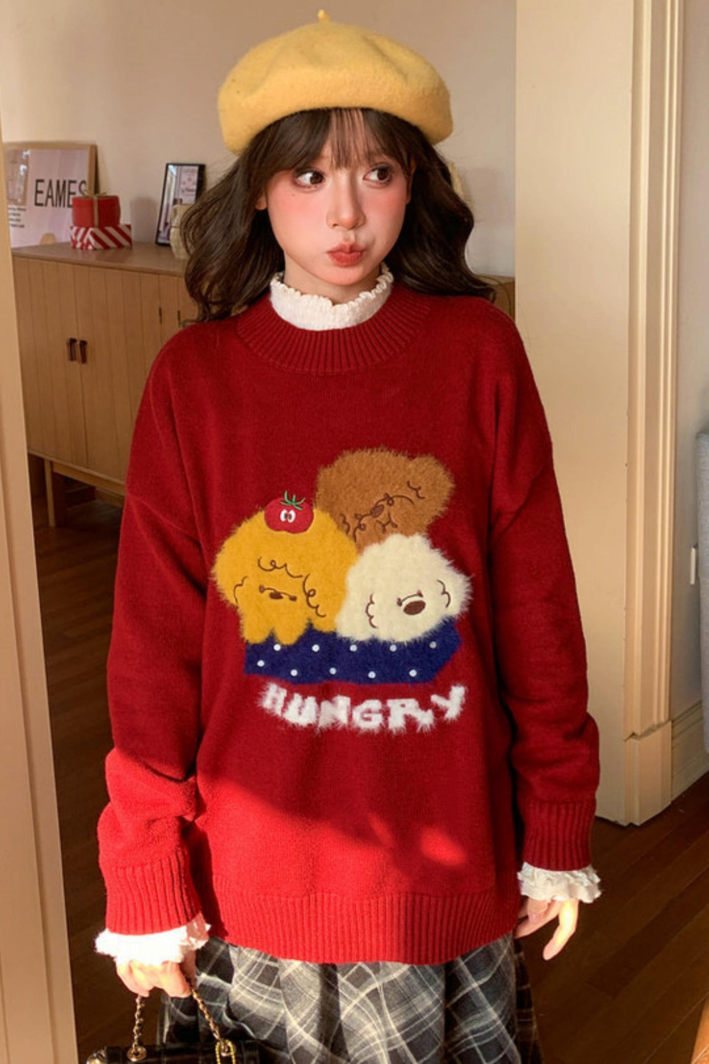 キュートパピーニットセーター