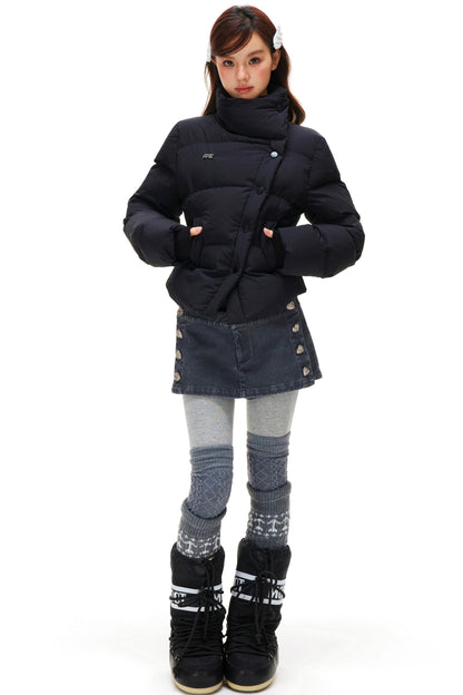 Y2K Heart Wash Mini Skirt