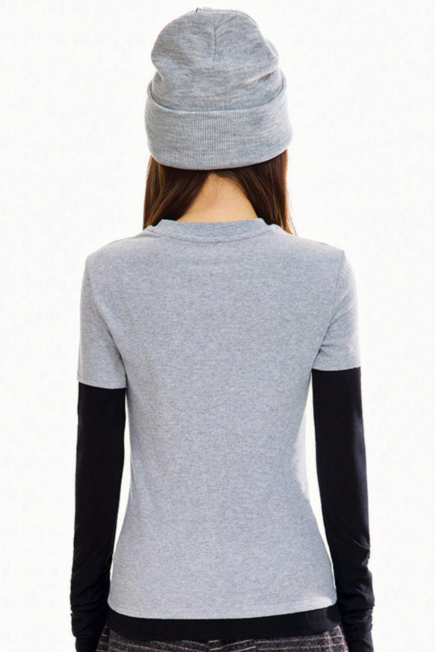 Retro Letter Slim Fit Top