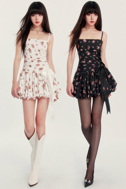 Holiday Flower Silhouette Dress