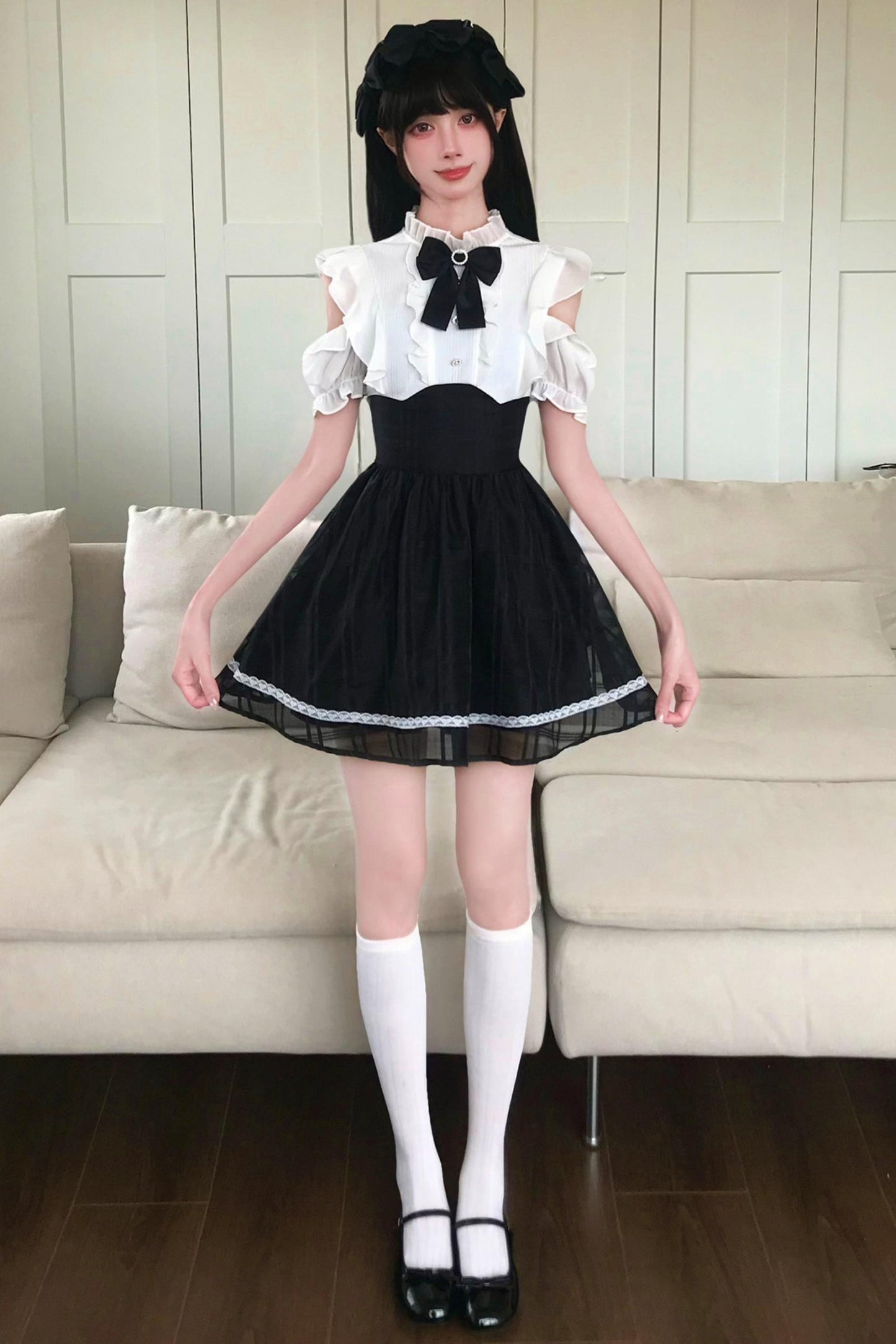 地雷お嬢様ドールワンピース