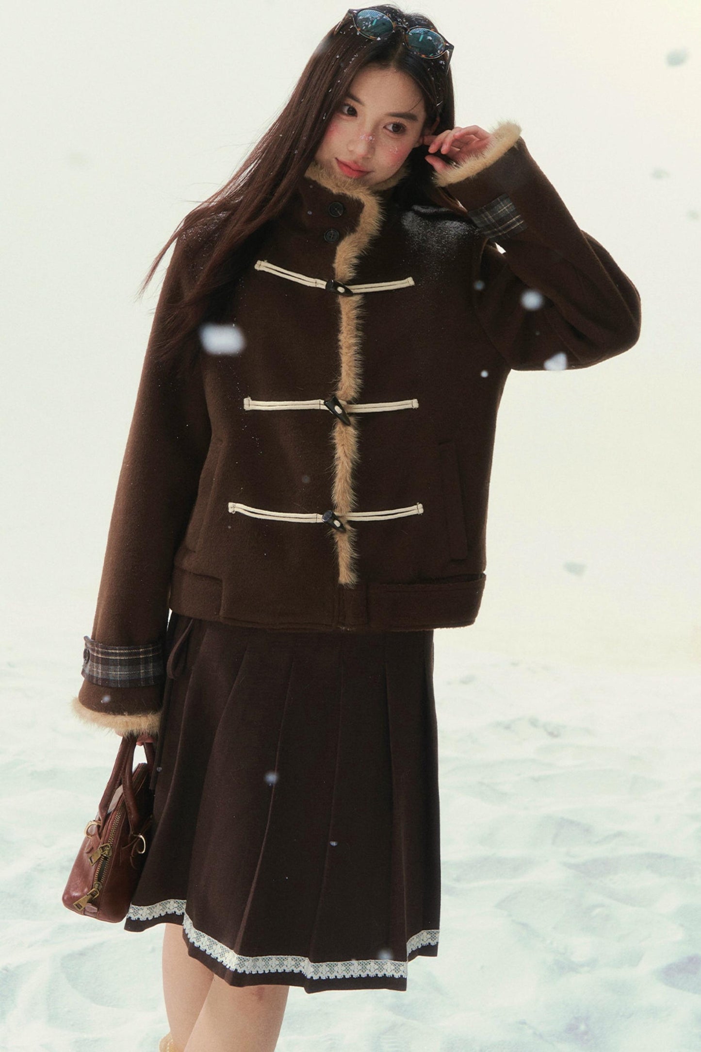 Retro Oak Horn Button Jacket