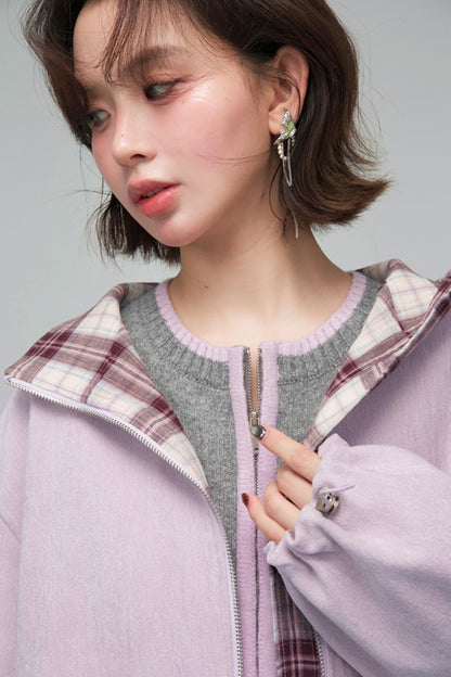 リバーシブルパズルチェックジャケット