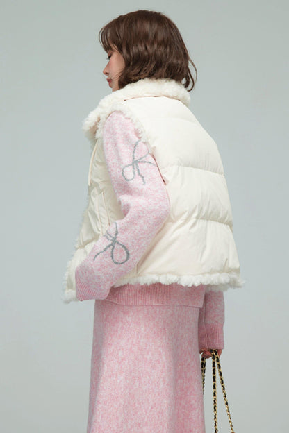 リバーシブルココナッツクリームベスト