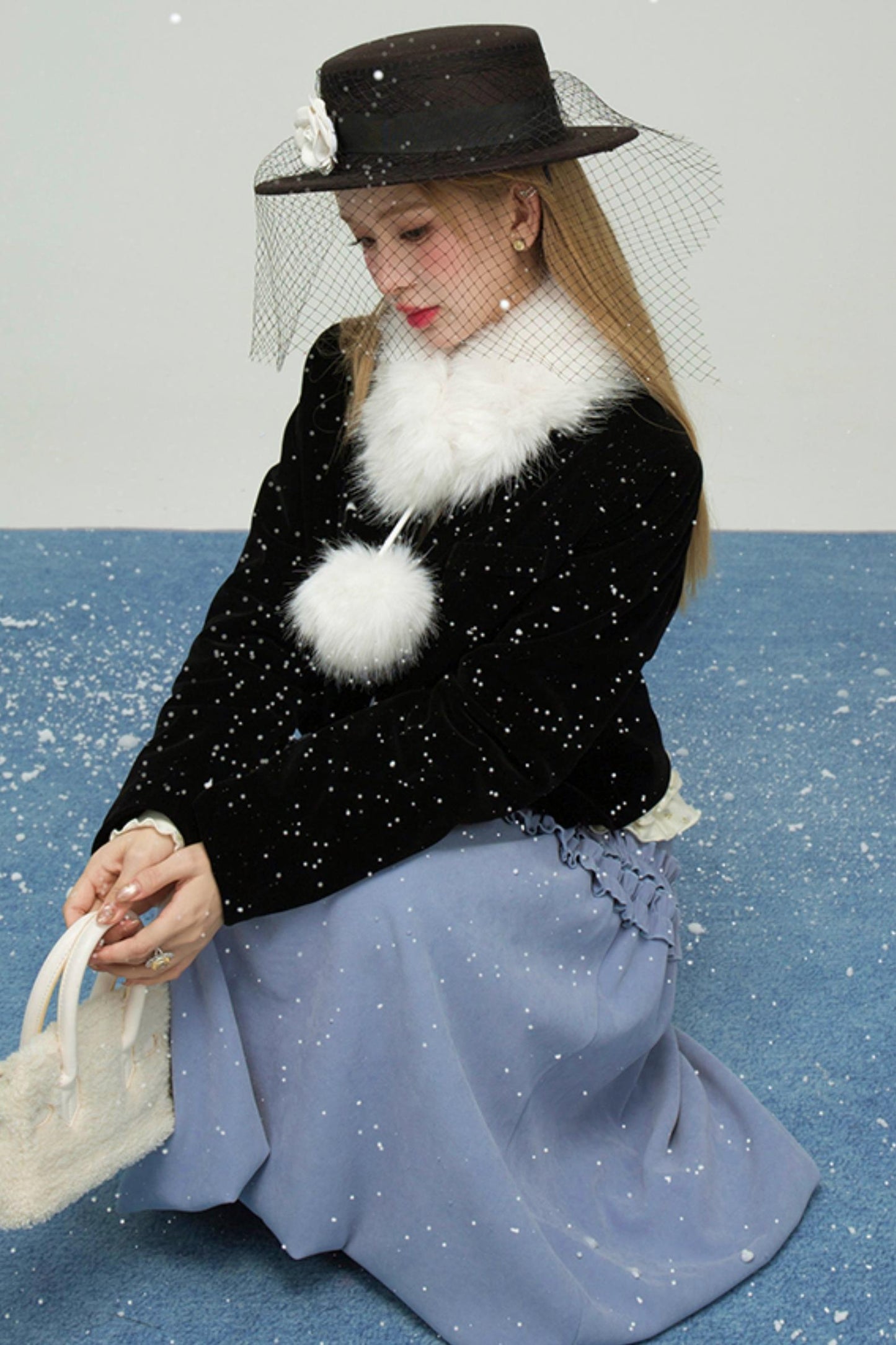 スウィートハートラッフルドバッドスカート