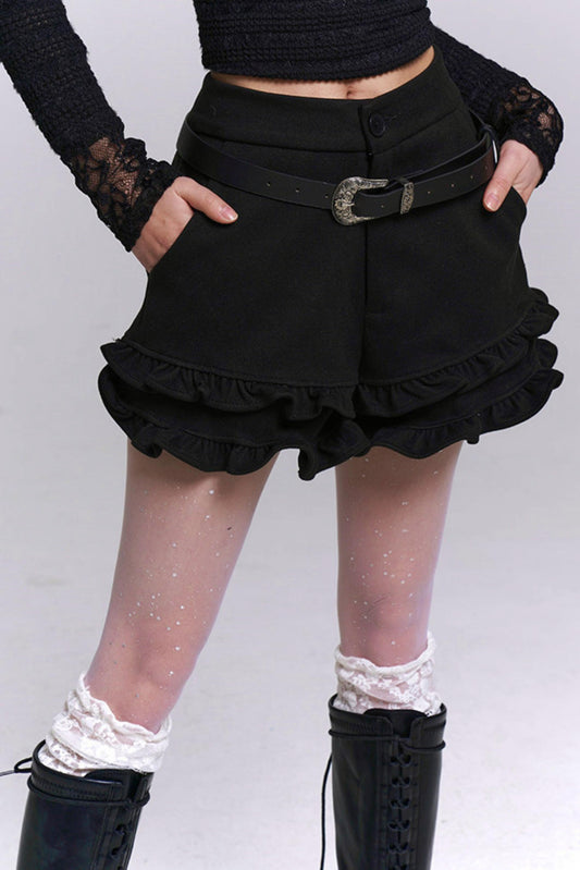 ラフルドショートパンツ