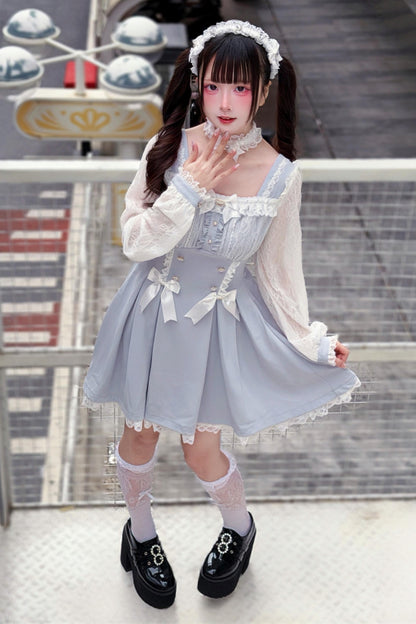 Robe Poupée Dentelle Angélique + Choker