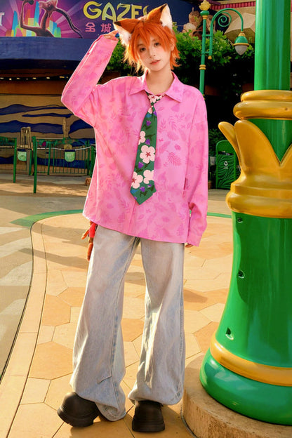 フローラルフラワーブラウス