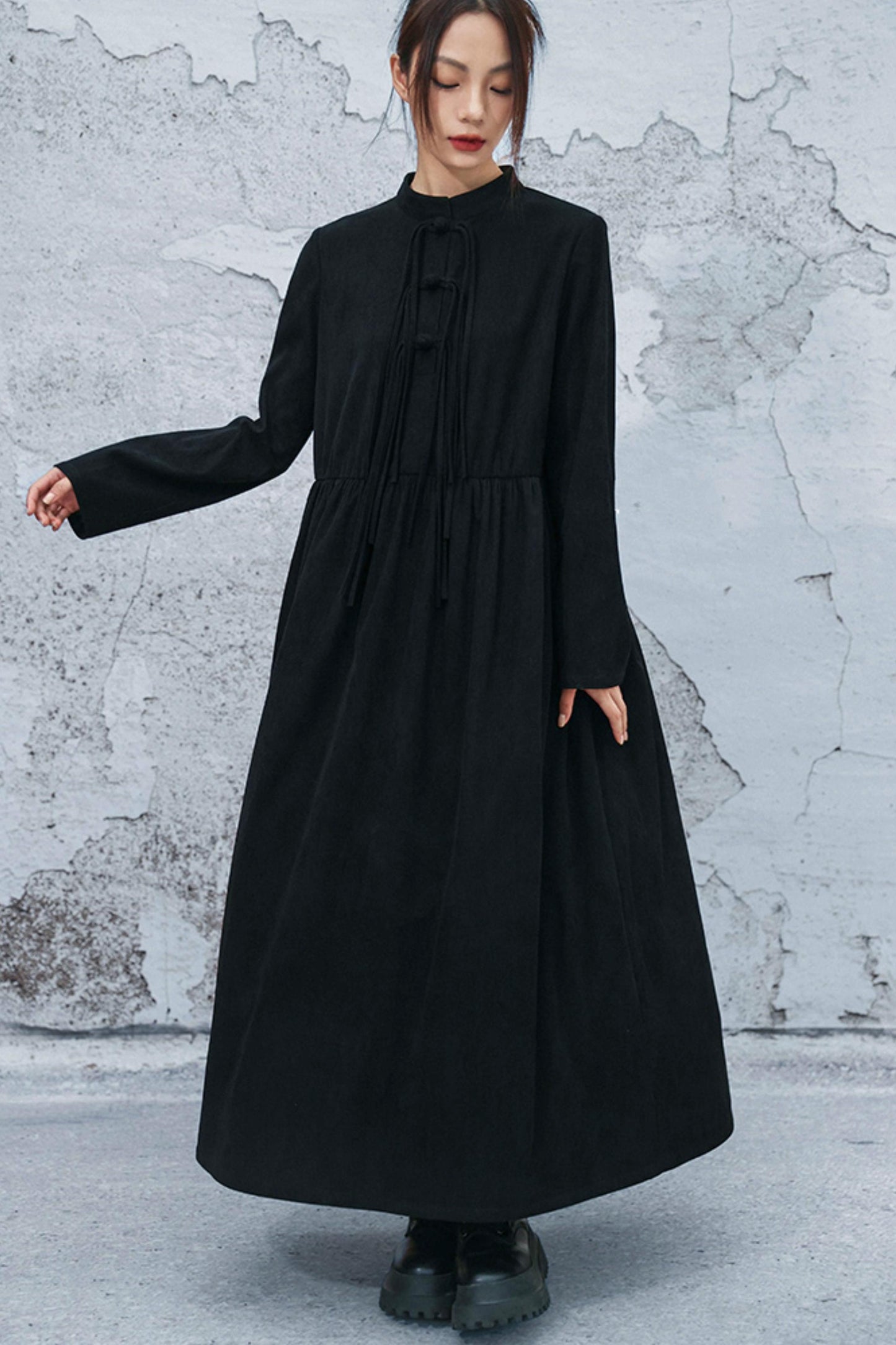 レトロコーデュロイチョンシャンドレス