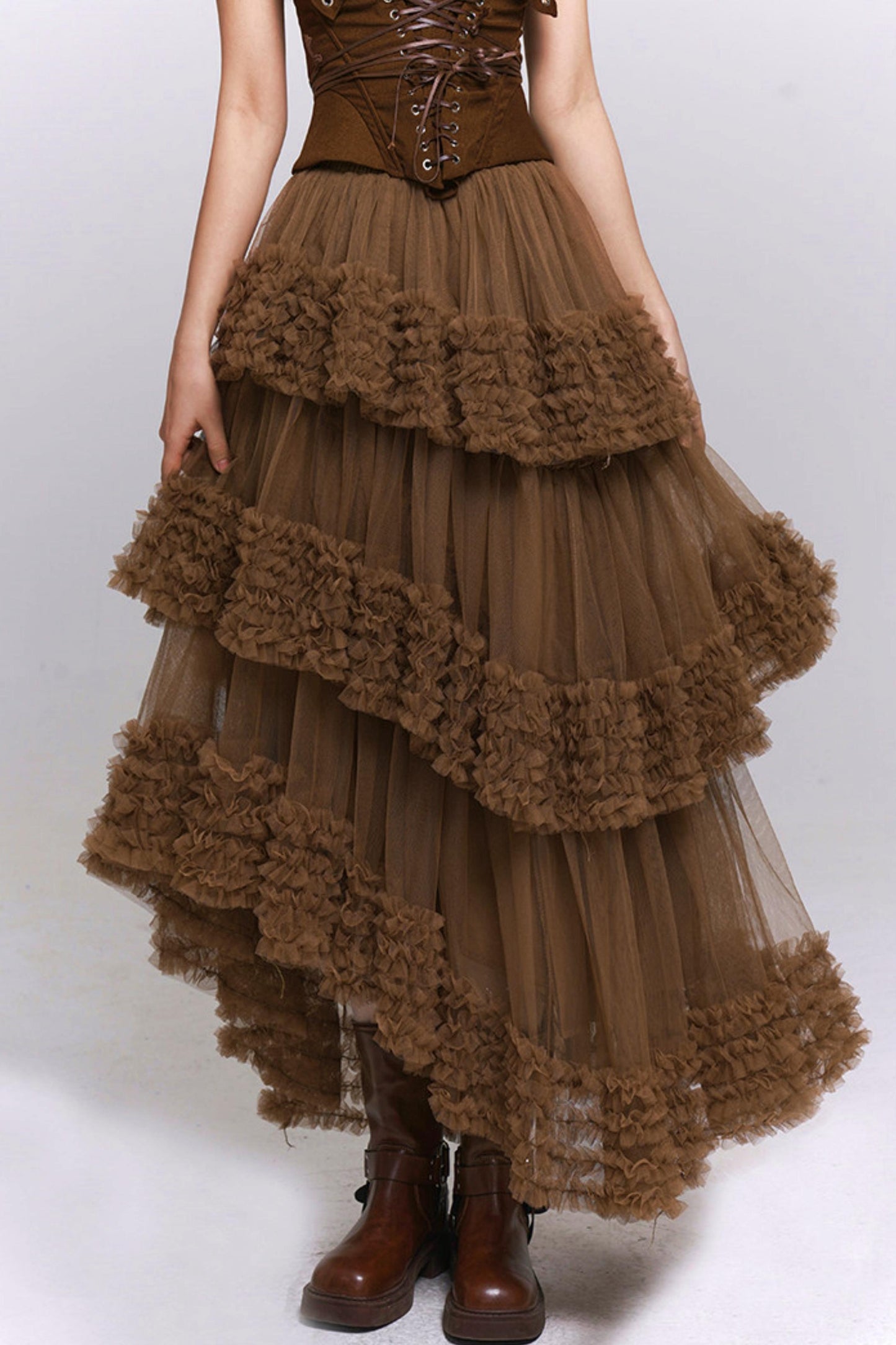 Lace Fluffy Cake Skirt