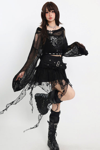 Decadent Cyber Knit Cami Set
