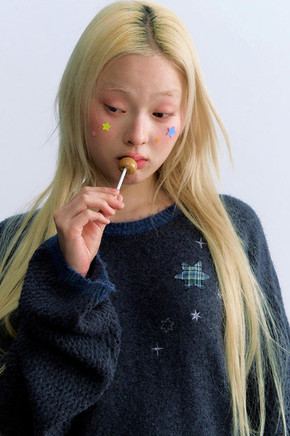 シックスポイントスターニットセーター