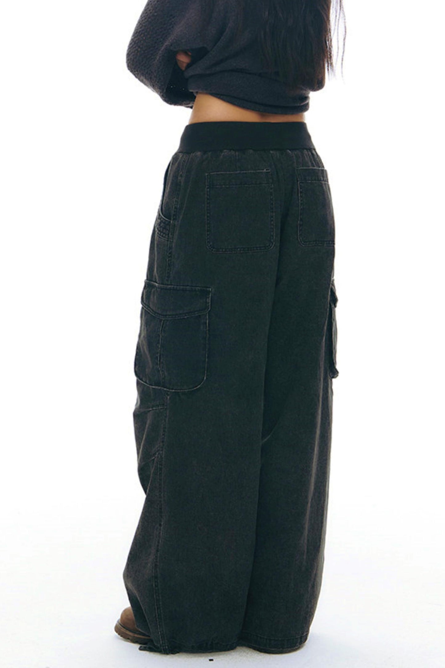 レトロワークウェアルーズパンツ