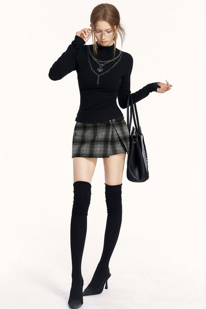 Spice Girl Chain Print High Neck Top