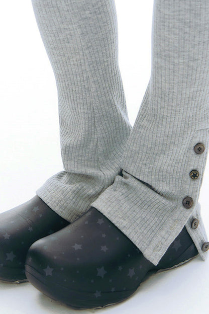 スリムスリットヘムレギンス