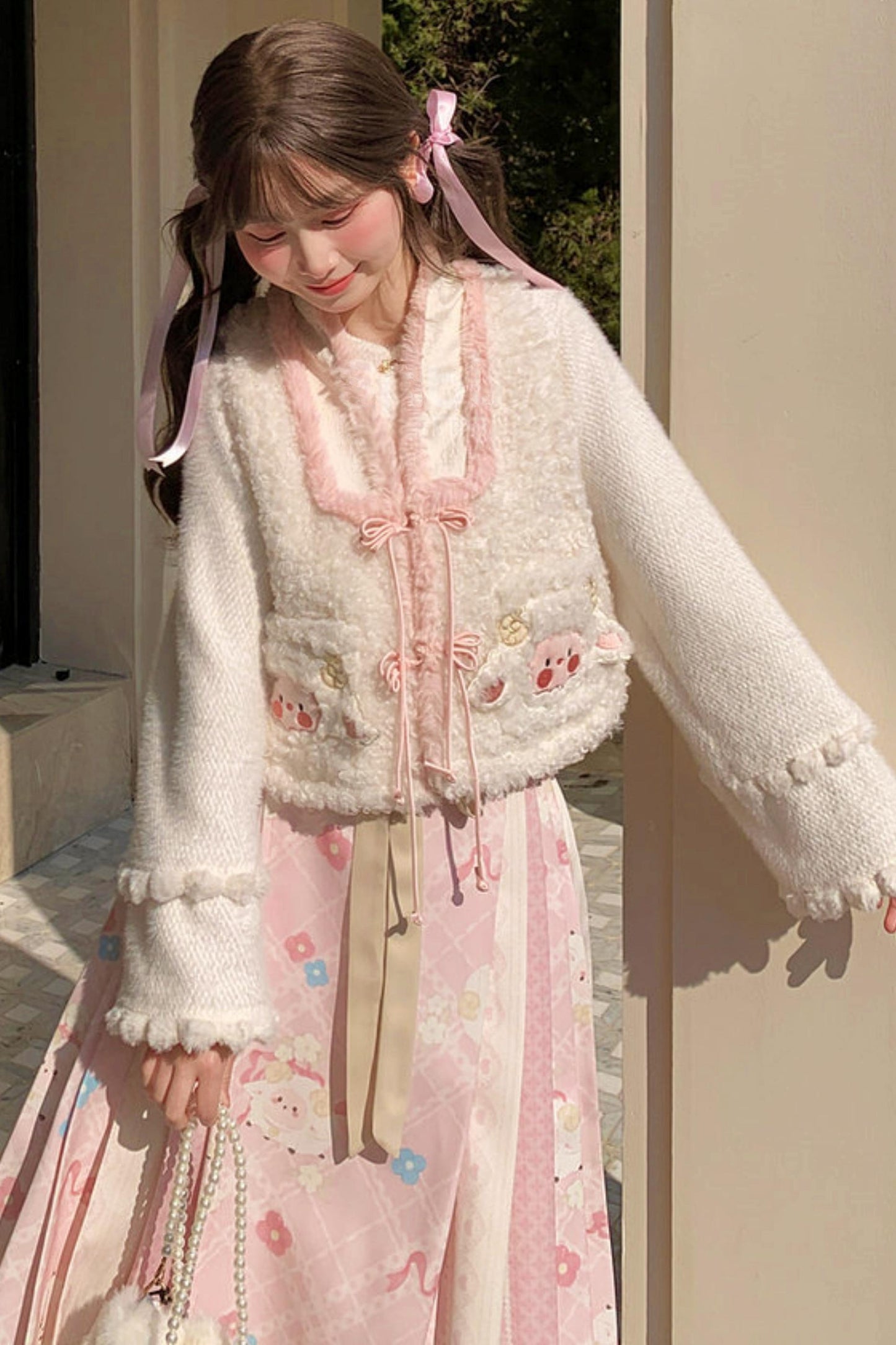 Chinese Sheep Embroidery Vest