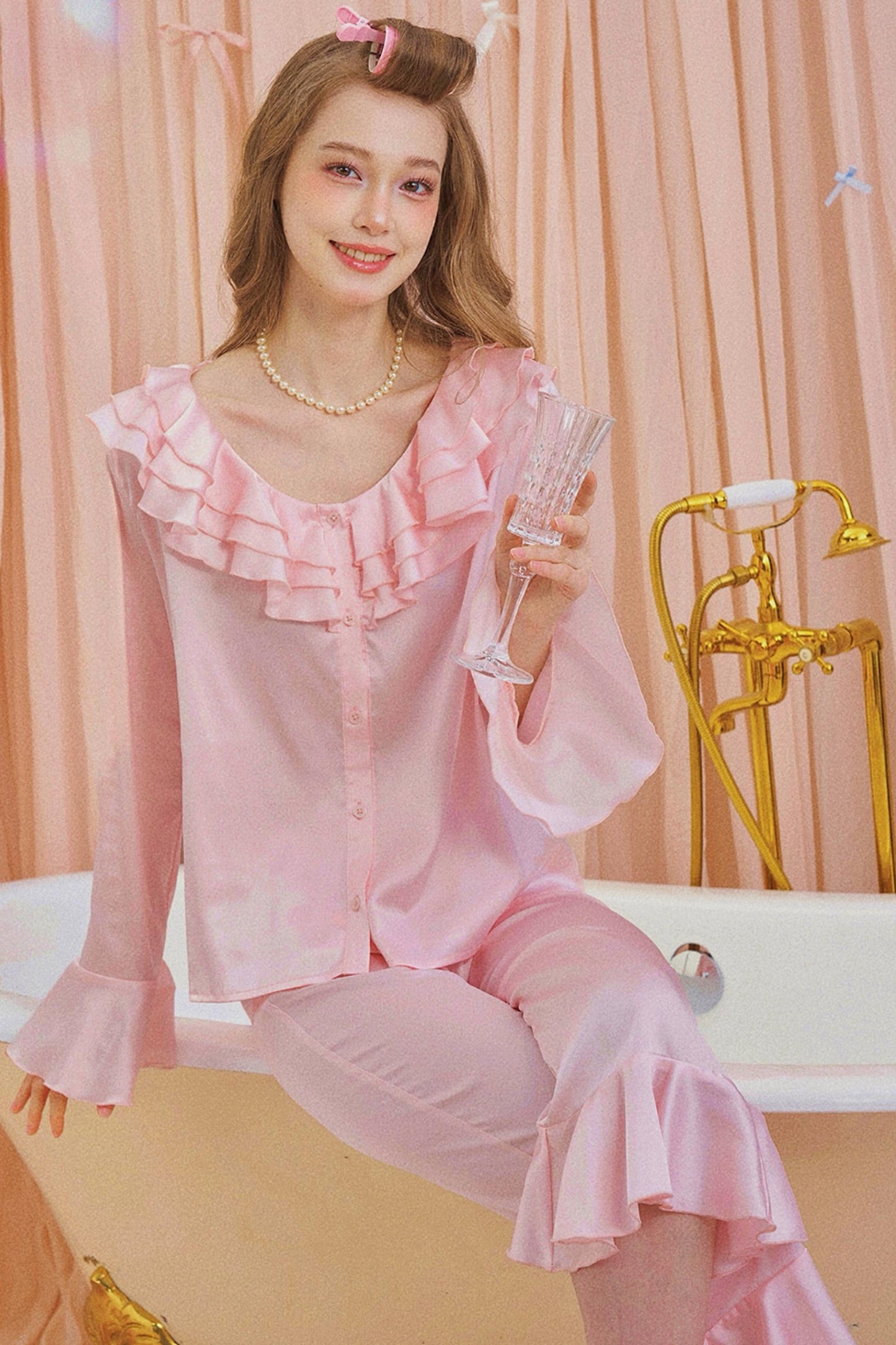 プリンセスサテンルームウェア
