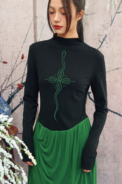 Schlankes Mode-Meerjungfrauenkleid