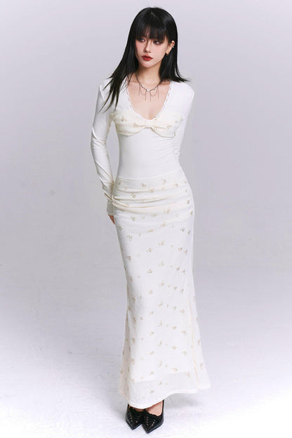 Ghost Girl Off-White Dress