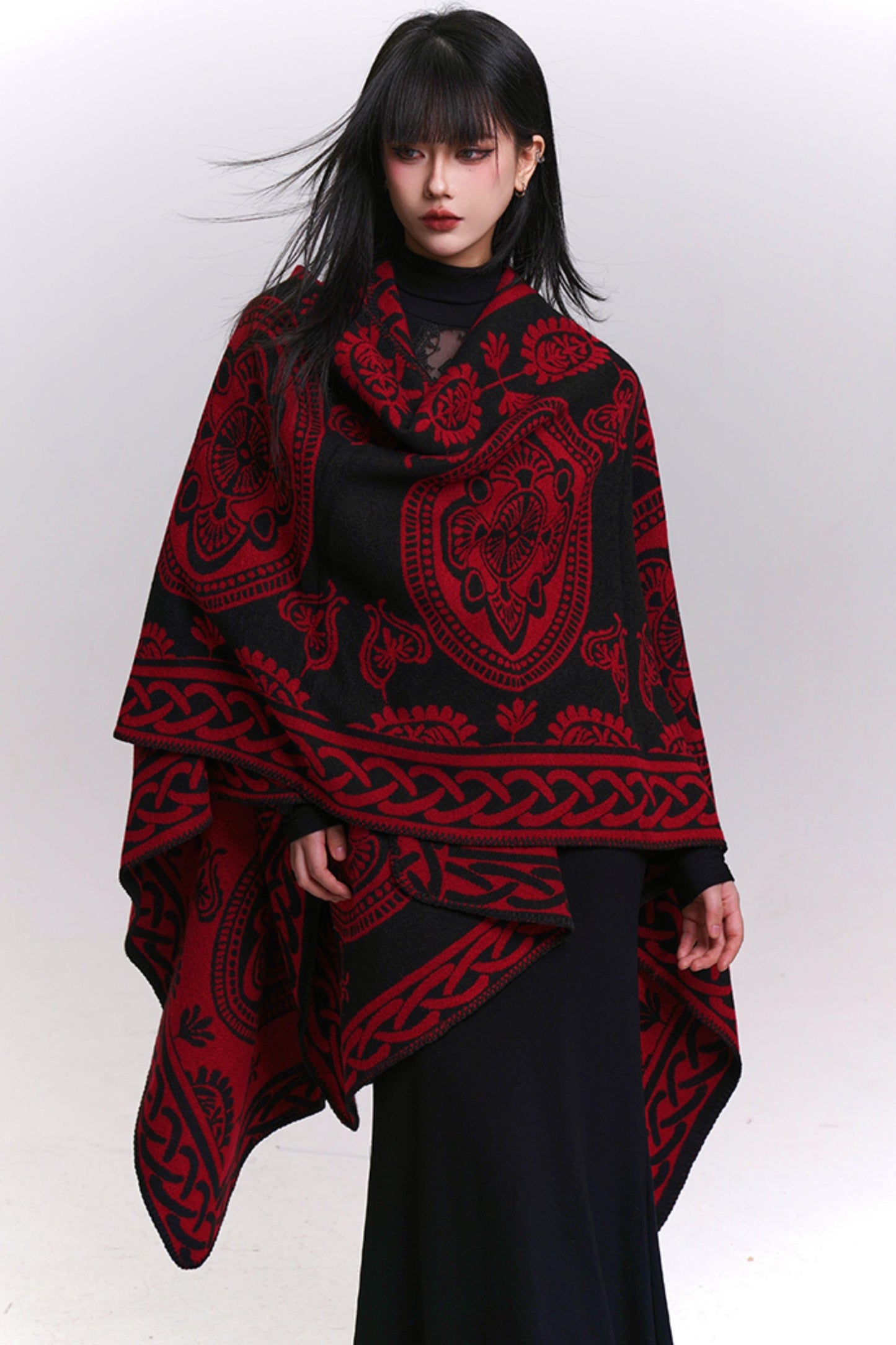 ロマンティックケープスタイルショール